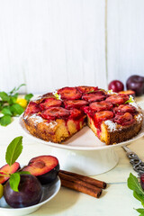 Plum Tarte Tatin 