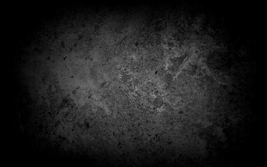 Obraz premium Stary tekstura ściany cement ciemnoczarny szary tło abstrakcyjny szary kolor projekt jest lekki z białym tłem gradientowym.