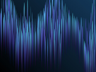 Glowing lines falling abstract big data concept tech vector background.