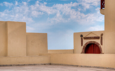 Fototapeta premium Architecture traditionnelle à Santorin, Grèce