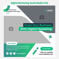 Digital Marketing Social Media Post Template