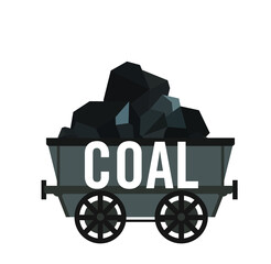 Coal mining cart 