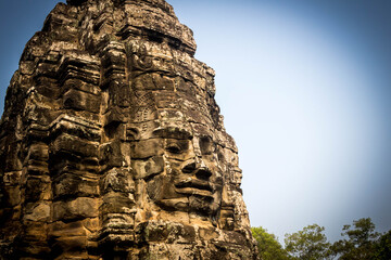 Fototapeta premium Bayon Temple in Angkor Wat Complex - Siem Reap - Cambodia 