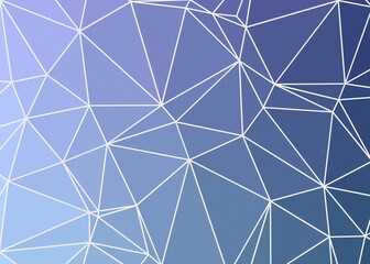 Obraz premium Azure color Abstract color Low-Polygones Generative Art background illustration