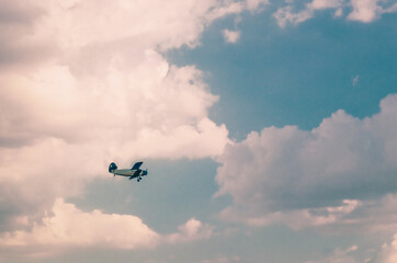 airplane flying in the sky