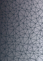 Obraz premium Cool Gray color Abstract color Low-Polygones Generative Art background illustration