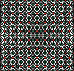 geometric pattern of moldovan traditional carpet
