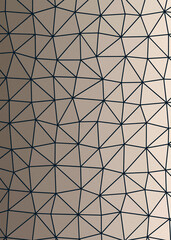 Obraz premium Desert Sand color Abstract color Low-Polygones Generative Art background illustration