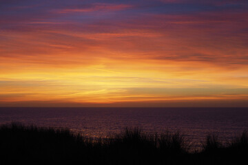 Coucher de soleil en Normandie