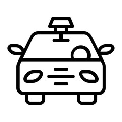 Taxi Concept vector Icon Design, Cab Service Business Symbol on White background  
