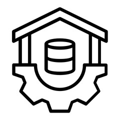 Property Management Concept,  Home Repair Vector Icon Design, IDX MLS Data Services Symbol on White background 