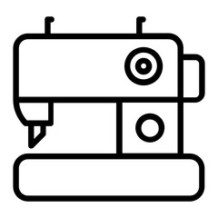 Sewing Studio Concept Vector Icon Design, Tailor Services Business Symbol on White background 