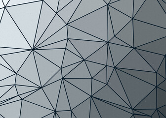 Obraz premium Slate Gray color Abstract color Low-Polygones Generative Art background illustration
