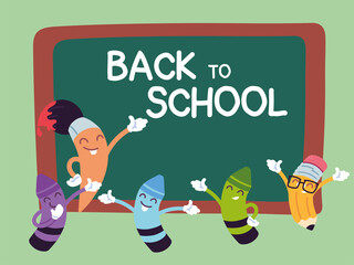 back to school banner, colorful back to school template