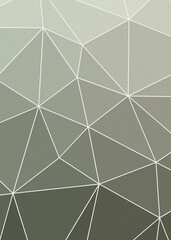 Fototapeta na wymiar Cream color Abstract color Low-Polygones Generative Art background illustration