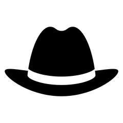 
Floppy hat icon in solid vector design.
