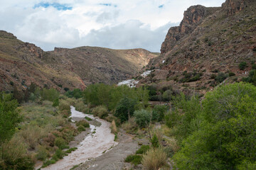 Fototapeta premium Darrical river with water flow