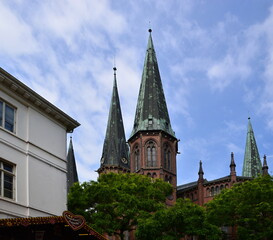 Fototapeta na wymiar Die Altstadt von Oldenburg, Niedersachsen
