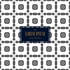 Abstract background texture in geometric ornamental style. Seamless design.