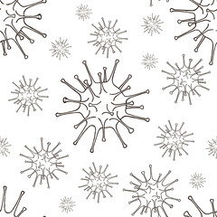 seamless pattern covid-19 coronavirus, virus, antiseptic, protection, mask, test, white, black, red, green