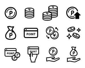 ポイントとお金のアイコンのセット コイン 硬貨 円 Advertisement Canvas Print Advertiseme Yugoro ポイントとお金のアイコンのセット コイン 硬貨 円 Advertisement Canvas Print Advertiseme Yugoro