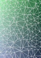 Dark Seafoam Green color Abstract color Low-Polygones Generative Art background illustration