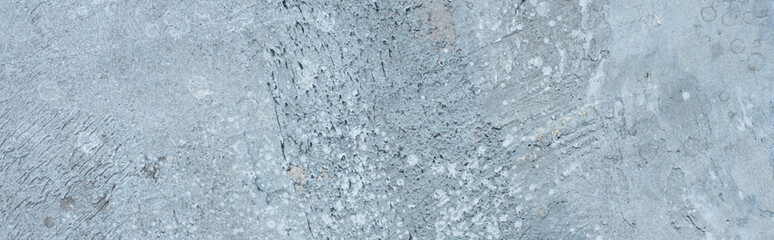 Fototapeta na wymiar rough abstract grey concrete textured wall, panoramic shot