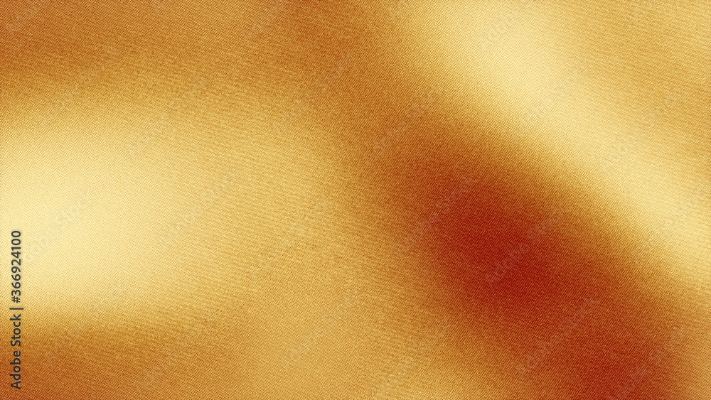 Poster golden simple fabric silk texture background. textured satin gold background. 3d rendering.