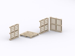 3d render of a building