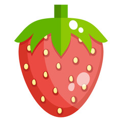 

Healthy fruit full of vitamins, a strawberry

