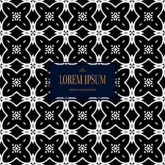 Geometric ornamental vector pattern. Seamless design.