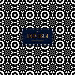 Geometric ornamental vector pattern. Seamless design.