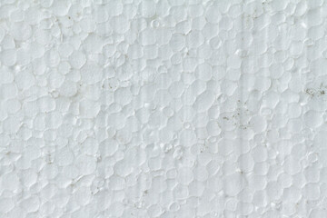 Fototapeta premium White polystyrene or styrofoam texture background. Foam plastic texture.