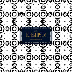 Geometric ornamental vector pattern. Seamless design.