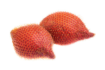 Salak fruit, isolated on the white background