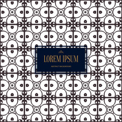 Geometric ornamental vector pattern. Seamless design.