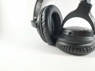 Fototapeta na wymiar clean images of black headphones