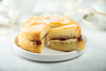 Traditional Victoria sponge cake