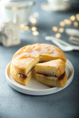 Traditional Victoria sponge cake