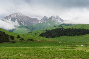 Fototapeta na wymiar Moutainscape, Naryn Province, Kyrgyzstan