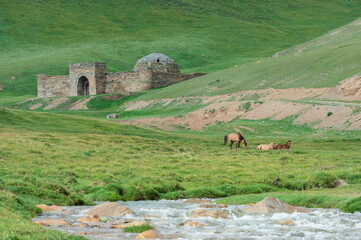 Tash Rabat, XV century caravanserai, Naryn Province, Kyrgyzstan