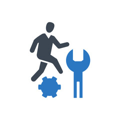 Employee Working Icon