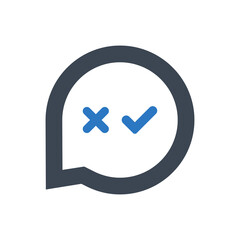 Obraz premium Decision Icon