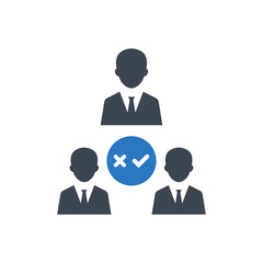 Teamwork Decision Making Icon