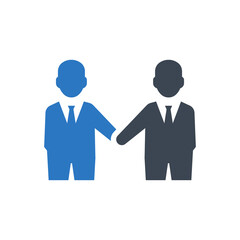 Fototapeta premium Business Partnership Icon