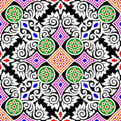 colorful abstract seamless pattern