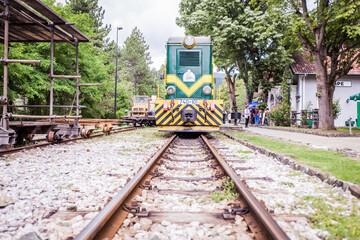 Tourist Attraction Travel, Journey with old-fashioned train, Heritage railway with scenic rides, Mokra Gora, Serbia