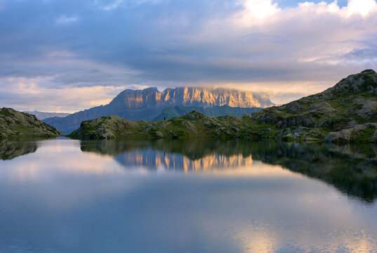Reflection on the 
Lac du Brevent