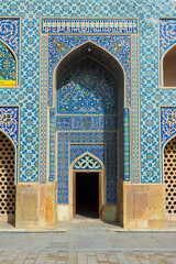 Entrance, Masjed-e Djame or Jameh Mosque, Esfahan, Iran