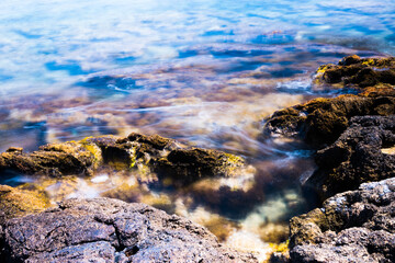 rocks in the sea